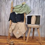 ست شومیز شلوارک خطی - Image 4