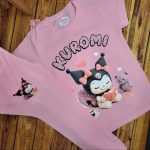 ست تیشرت شلوار دخترانه تابستانی کرومی آیلا - Image 10