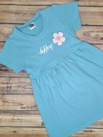 پیراهن تابستانی دخترانه گل برجسته - Image 4