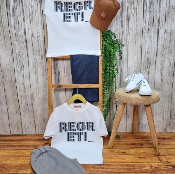 ست پسرانه تی‌شرت و شلوارکREGRET - Image 10