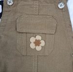 سارافون دخترانه دو تیکه کتان - Image 7