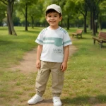 ست تیشرت شلوارک پسرانه نیلا