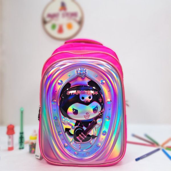 کوله پشتی سه بعدی رنگین کمانی کرومی - Image 2