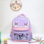 کوله مدرسه دخترانه کرومی ملودی طرح آکواریومی - Image 2