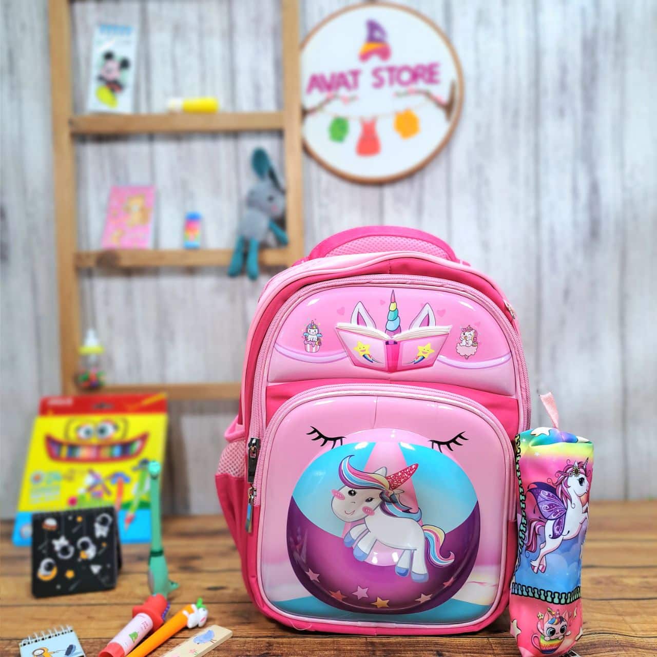 IMG_20250915_120926_975 کولهپشتی مدرسه طرح تک شاخ - Image 1