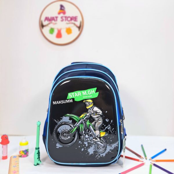 کوله پشتی مدرسه پسرانه طرح اسپرت - Image 2