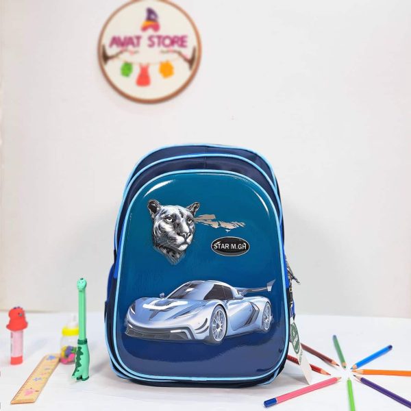 کوله پشتی مدرسه پسرانه طرح اسپرت - Image 3