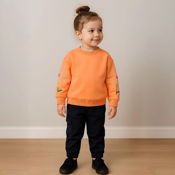 ست دخترانه بلوز با شلوار کارگو - Image 10