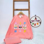 ست بلوز شلوار دخترانه سه خرگوش HIP HOP - Image 2