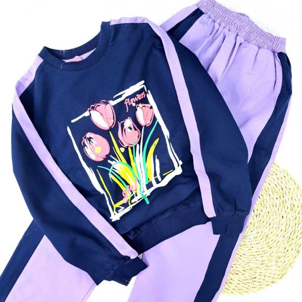 ست بلوز شلوار دخترانه لاله - Image 2