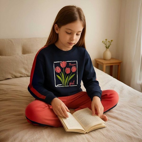 ست بلوز شلوار دخترانه لاله - Image 9