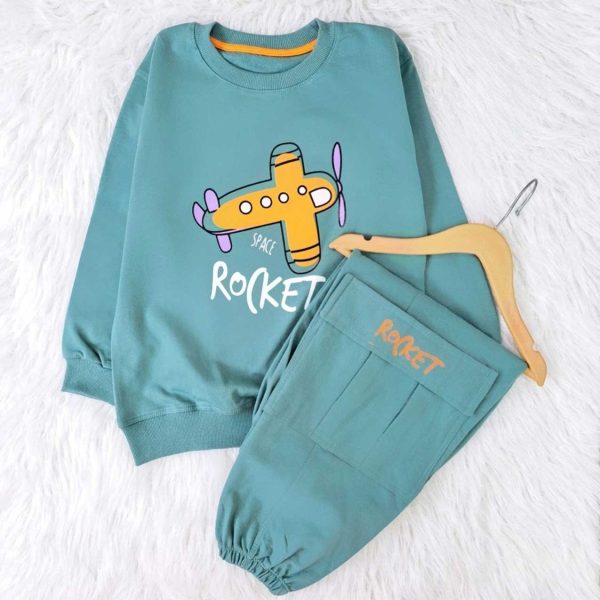 ست بلوز شلوار پسرانه هواپیما - Image 2