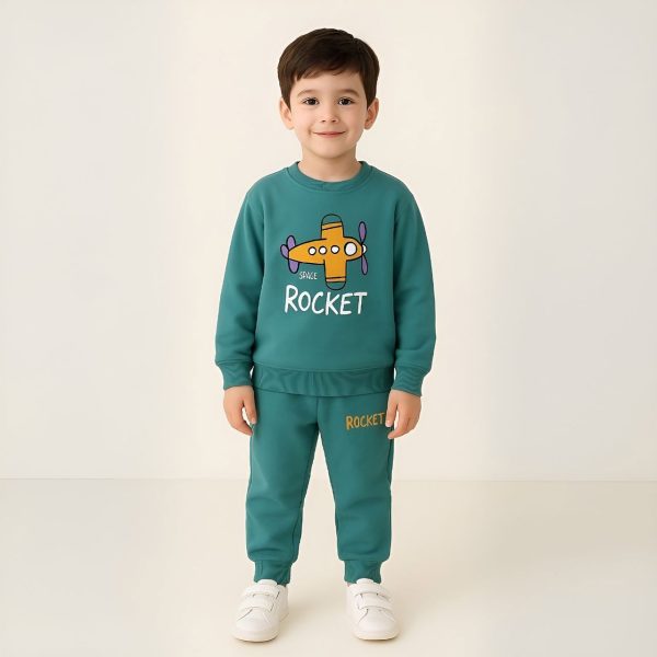 ست بلوز شلوار پسرانه هواپیما - Image 4