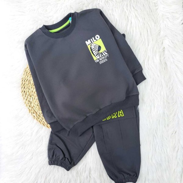 ست بلوز شلوار پسرانه میلو - Image 2