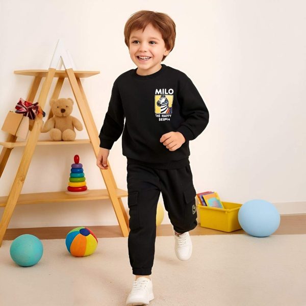 ست بلوز شلوار پسرانه میلو - Image 11