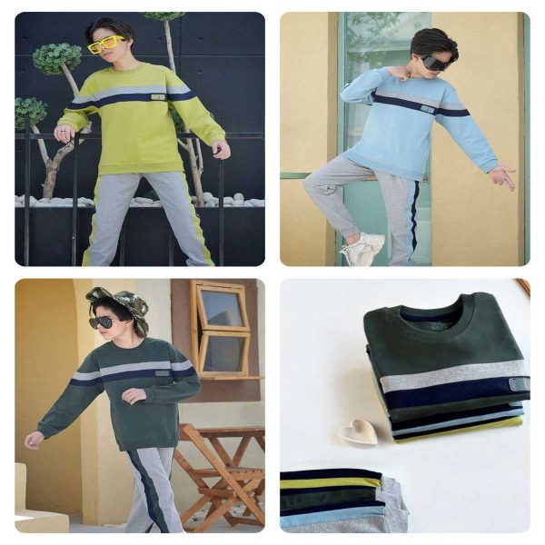 ست بلوز شلوار پسرانه نیکان - Image 12