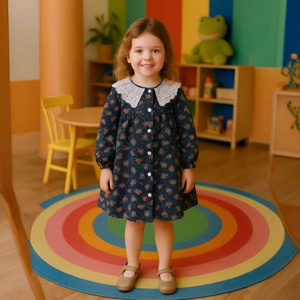 پیراهن دخترانه شکوفه - Image 6