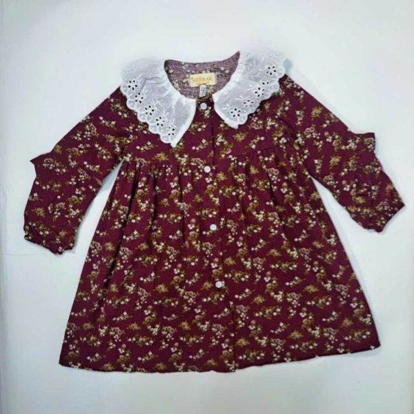 پیراهن دخترانه شکوفه - Image 4