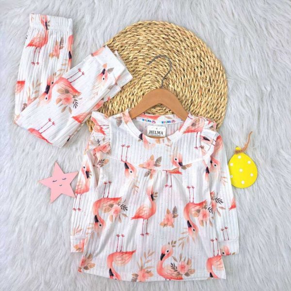 ست دخترانه راحتی فرانسوی - Image 7