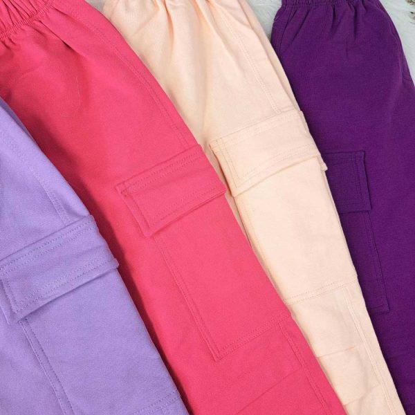 ست بلوز شلوار دخترانه لبوبو جیبدار - Image 5