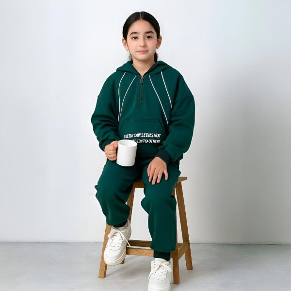 ست سویشرت شلوار نیم زیپ - Image 2