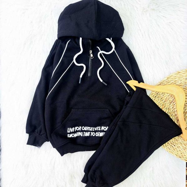 ست سویشرت شلوار نیم زیپ - Image 4