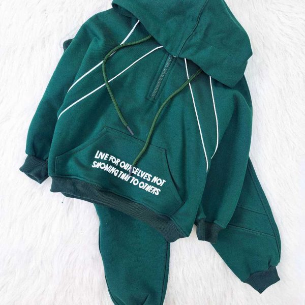 ست سویشرت شلوار نیم زیپ - Image 5