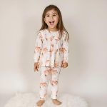 ست دخترانه راحتی فرانسوی