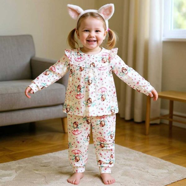 ست دخترانه راحتی فرانسوی - Image 11