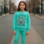 ست بلوز شلوار دخترانه لبوبو جیبدار