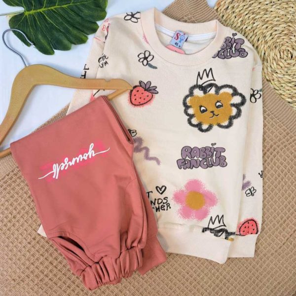 ست بلوز شلوار دخترانه فانتزی - Image 5