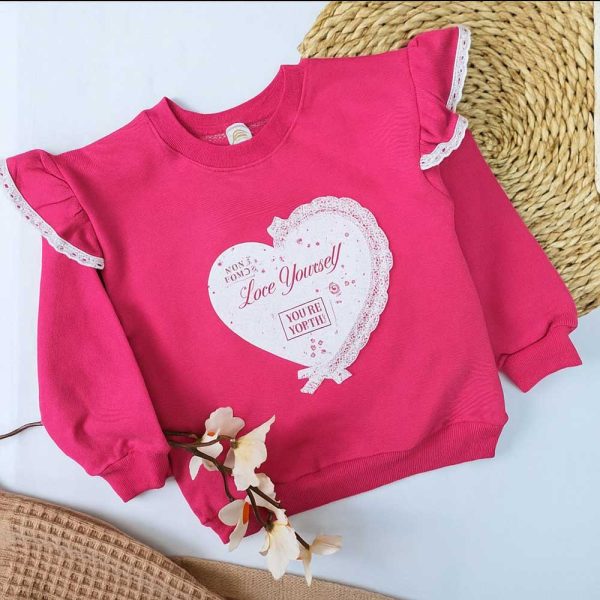 بلوز تک دخترانه LOVE - Image 5