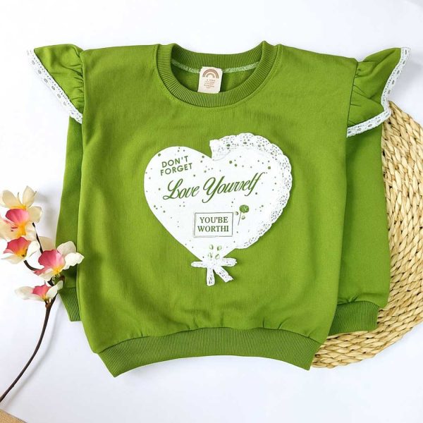 بلوز تک دخترانه LOVE - Image 4