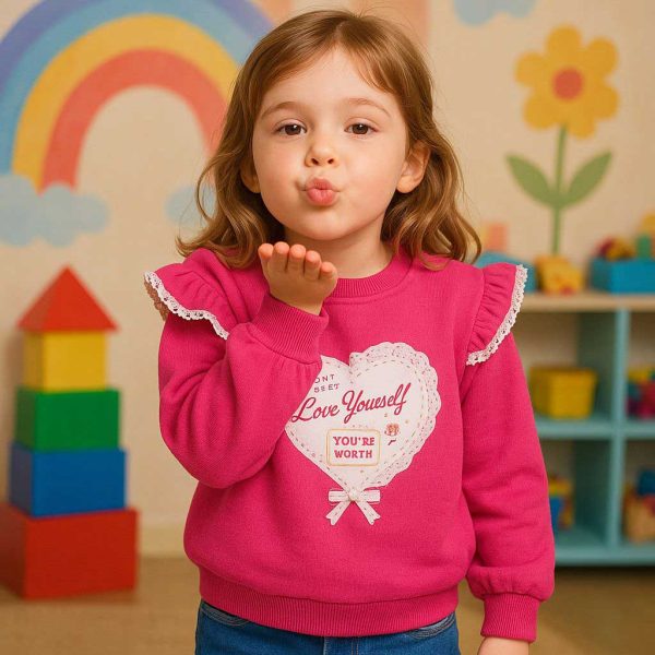 بلوز تک دخترانه LOVE - Image 7