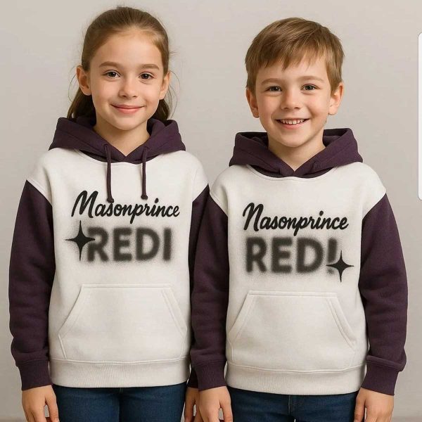 هودی بچه گانه دو رنگ - Image 3