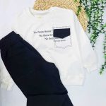 ست پسرانه بلوز شلوار کتان - Image 3