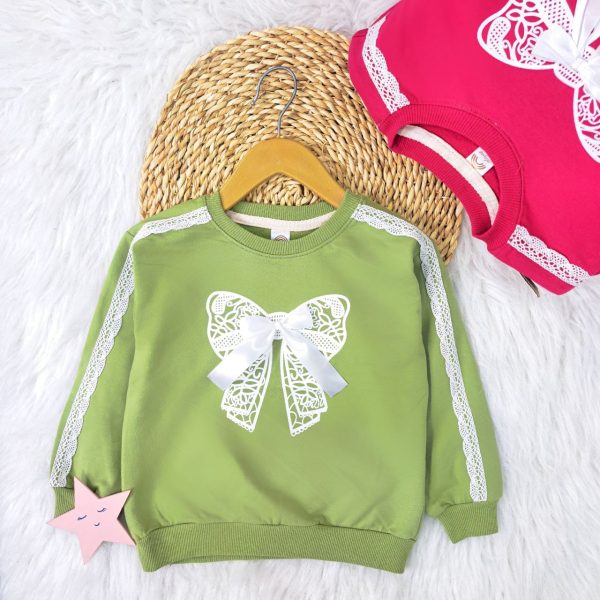 بلوز تک دخترانه پاپیون - Image 2