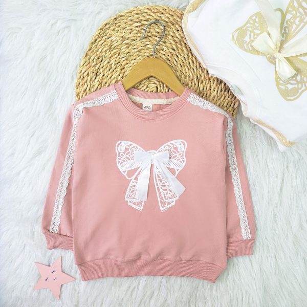 بلوز تک دخترانه پاپیون - Image 4