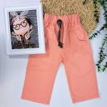 ست بلوز و شلوار کتان دختر عینکی - Image 2