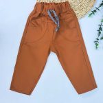 ست بلوز و شلوار کتان دختر عینکی - Image 5