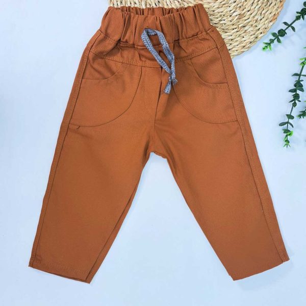 ست بلوز و شلوار کتان دختر عینکی - Image 5