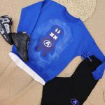 ست بلوز شلوار پسرانه خرگوش آبی